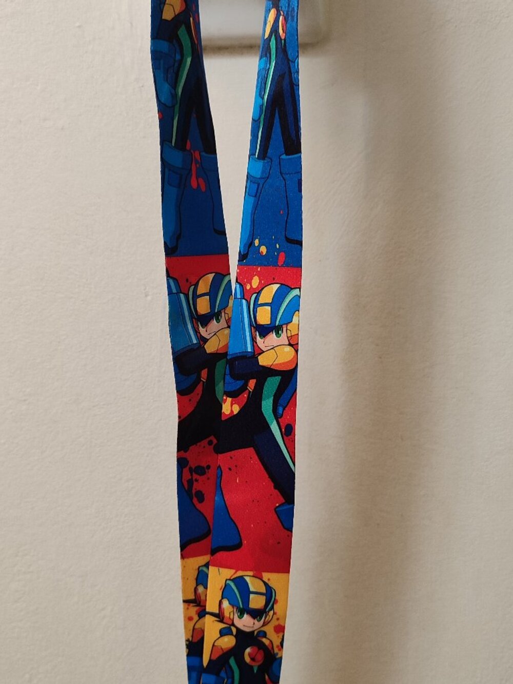 Mega Man Battle Network Cloth Lanyard With Metal Clasp Official Collectible
